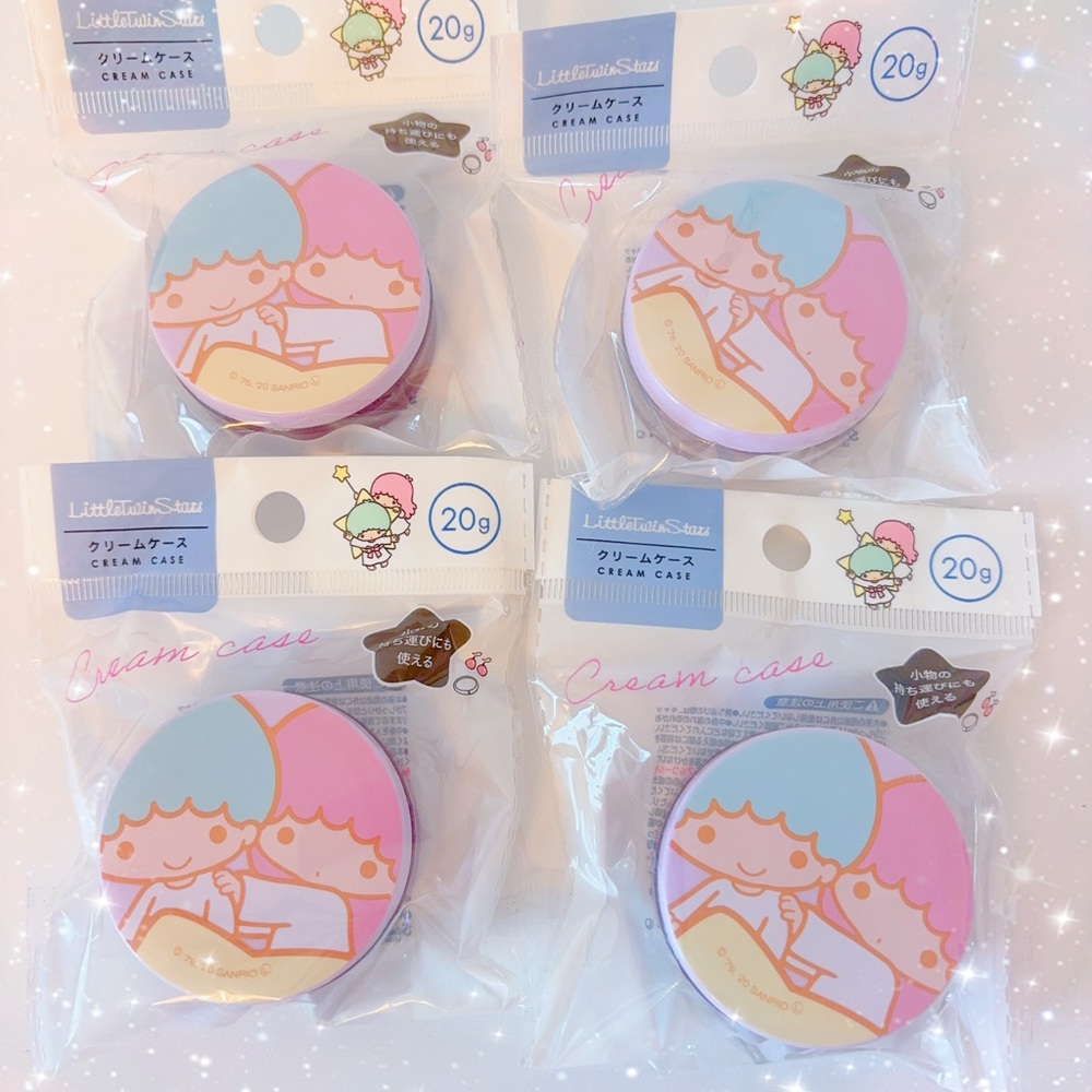 NWT-3 for$10-cute kawaii sanrio little twin star cream case-20g